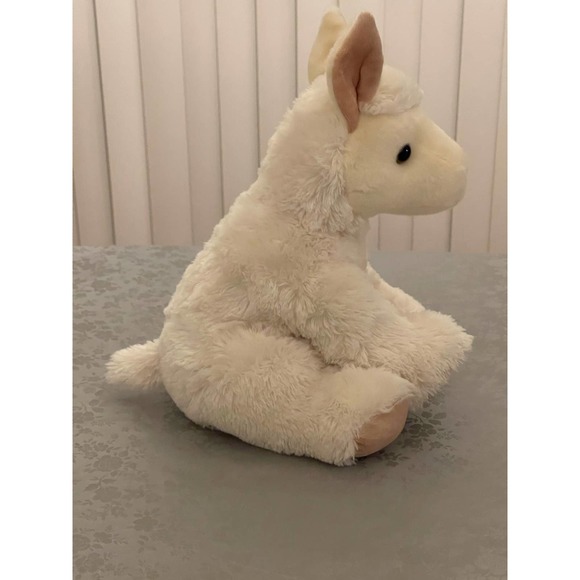 Aurora World 14" Plush Cream Colored Llama - Picture 5 of 10